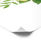 Affiche de citation religieuse inspirante florale (Coin)