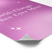 Affiche de citation romantique à typographie fémin (Coin)