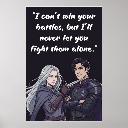 Affiche de citation sans pouvoir (Devant)