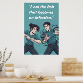 Affiche de citation sans pouvoir (Cuisine)