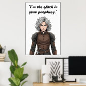 Affiche de citation sans pouvoir (Bureau à domicile)