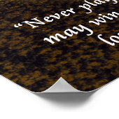 Affiche de citation Shakespeare & Sentiments (Coin)