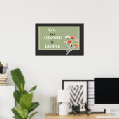 Affiche de citation sombre moderne – Vous êtes aut (Bureau à domicile)