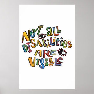 Affiche de citation Toutes les handicaps ne sont p