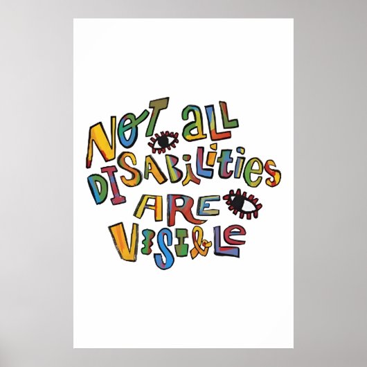 Affiche de citation Toutes les handicaps ne sont p (Devant)
