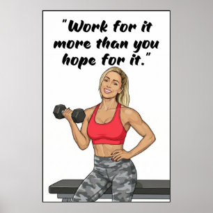 Affiche de citations de forme physique