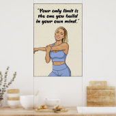 Affiche de citations de forme physique (Cuisine)