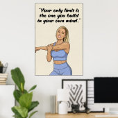 Affiche de citations de forme physique (Bureau à domicile)