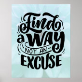 AFFICHE DE CITATIONS MOTIVÉES FLORALES (Devant)