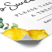 Affiche de citrons doux d'amour (Coin)