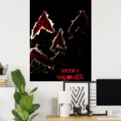 Affiche de citrouille sinistre (Bureau à domicile)