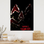 Affiche de citrouille sinistre (Cuisine)