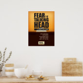 Affiche de classe ASL. Craignez la Tête qui parle. (Cuisine)