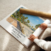 Affiche de Clearwater Beach Floride, Aquarelle