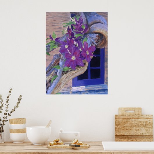 affiche de clematis (Cuisine)