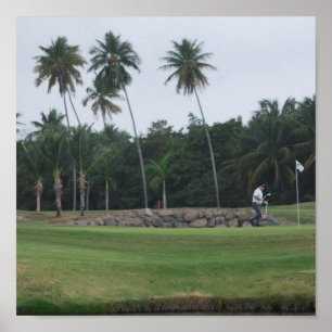 Affiche de club national de golf