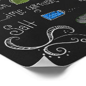 Affiche de cocktail Margarita (Coin)