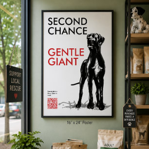 Affiche de code QR pour le sauvetage de Grand Dano