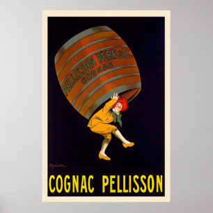 Affiche de Cognac Pellisson Vintage Food&Drink par