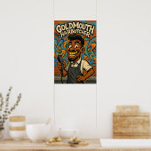 Affiche de coiffeur Goldmouth (Cuisine)