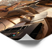 Affiche de collaboration du studio de musique Syne (Coin)