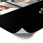 Affiche de collage de 60 photos avec votre propre  (Coin)