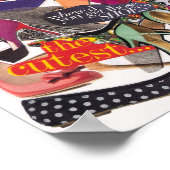 Affiche de collage de chaussures (Coin)
