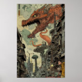 Affiche de collage de la bande dessinée (Devant)