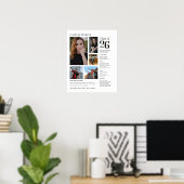 Affiche de collage de photos de la promotion 2026 (Bureau à domicile)