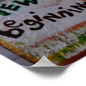 affiche de collage de récupération (Coin)