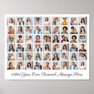 Affiche de collage photo 54 Ajoutez votre propre m