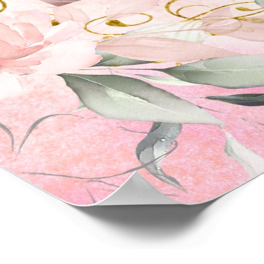 Affiche de collage photo de la princesse du châtea (Coin)