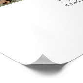 Affiche de collage photo de souvenir pour condoléa (Coin)