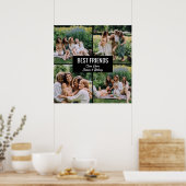 Affiche de collage photo des meilleurs amis (Cuisine)