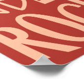 Affiche de collage Word des genres musicaux (Coin)