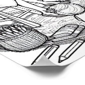Affiche de coloriage du cercle de lecture (Coin)