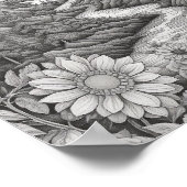 Affiche de coloriage du paysage relaxant (Coin)