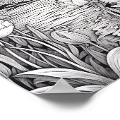 Affiche de coloriage du paysage relaxant (Coin)