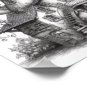 Affiche de coloriage du paysage relaxant (Coin)