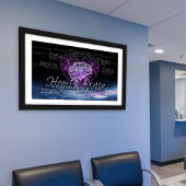 Affiche de communication du cerveau cardiaque