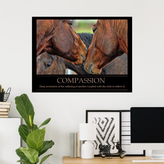 Affiche de compassion (Bureau à domicile)