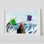 Affiche de comptabilité Art Équilibrer les livres