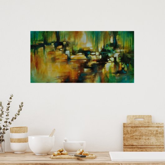 Affiche de conception abstraite 'Highway' (Cuisine)