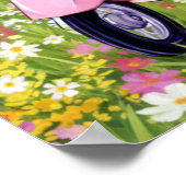 Affiche de conception de fleurs de printemps (Coin)