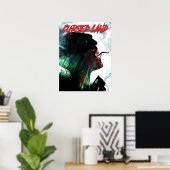 Affiche de conception de la terre maudit V1 (Bureau à domicile)