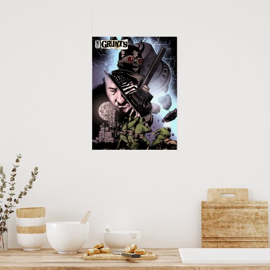 Affiche de conception Time Grunts V1 (Cuisine)