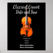 Affiche de concert à Customiser (Devant)