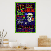 Affiche de concert de la bande morte (Cuisine)