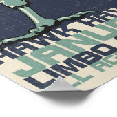 Affiche de concert des S-hawks - en détresse (Coin)