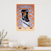 Affiche de concert Grateful Dead, Trip and Ski 196 (Cuisine)